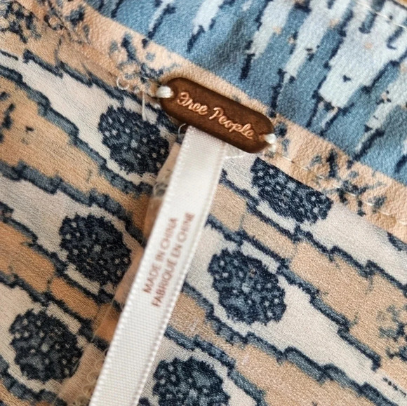 || FREE PEOPLE || wrap skirt, maxi, layered, dressy, boho, size 0 - Picture 8 of 8